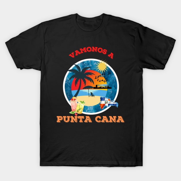 Punta Cana Design T-Shirt by TASKARAINK